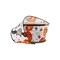 LaRibbons 2 1/2" Wired Ribbon | Halloween Friends on White | 10 Yard Roll